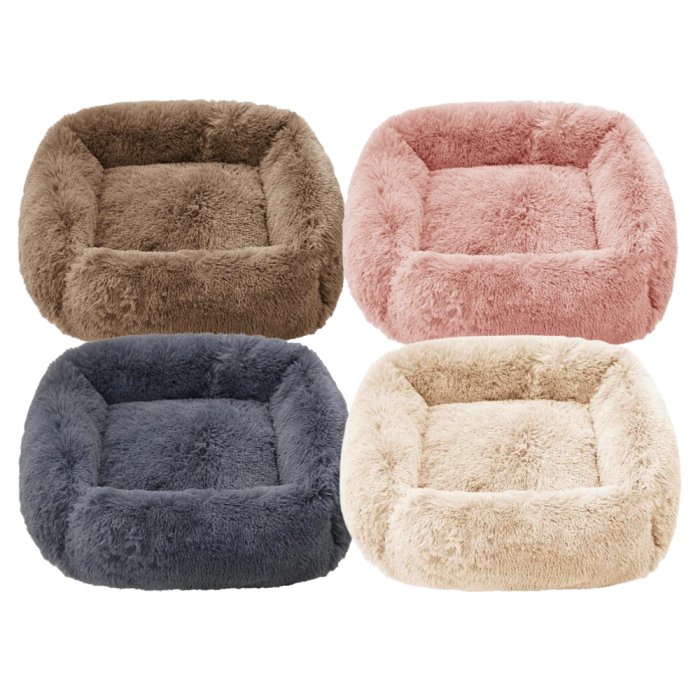 Fluffy Hundebett - Plschtierkorb - 80 x 70 CM | Petdiscount