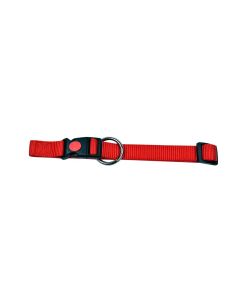 Topmast Hundehalsband - Mit Wienerlock-Schnappverschluss - Nylon - Rot