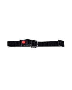 Topmast Hundehalsband - Mit Wienerlock-Schnappverschluss - Nylon - Schwarz