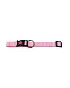 Topmast Hundehalsband – Mit Wienerlock-Schnappverschluss – Nylon – Rosa