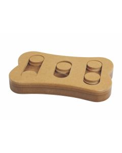 Topmast Hunden Intelligenzspielzeug Holz - 23 x 15 cm