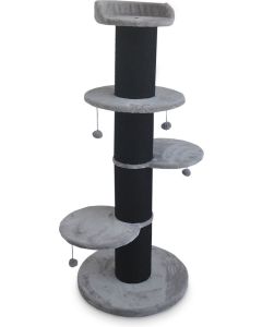 Duvo Krabpaal - Gianni Grijs 60 x 60 x 147 cm