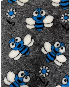 Vet Bed Bees Antrazit Blau  - Antislip Hondenmat