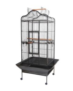 Papegaaienkooi Vienna Antraciet - Mooie grote papegaaienkooi geschikt voor middelgrote tot grote papegaaien en andere grote vogels.