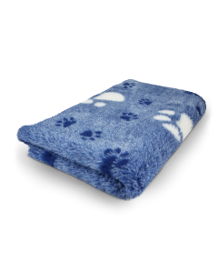 Vet Bed 3 Farbig Big Paw - Blau & Weiss - Anti Rutsch Hundematte