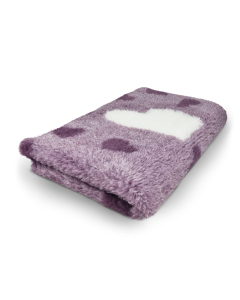 Vet Bed Big Heart - Lila - Anti Rutsch Hundematte