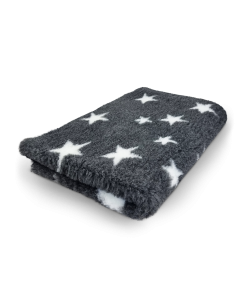 Vet bed Stars Antraciet Wit - anti-slip