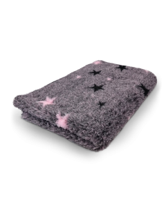 Vet Bed Starry Night - Rosa - Gummi Anti Rütsch - Hundematte