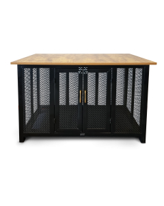 Topmast Luxues Hundebox Grandes - Starkes Metall - 115 x 75 x 81 cm