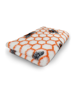 Vet Bed Bees - Creme - Anti Rutsch Hundematte