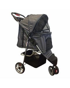 Hondenbuggy Antraciet grijs - 3 Wielen