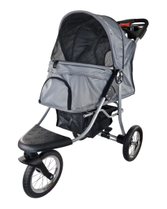 Topmast Hondenbuggy Allround All Terrain - 3 Wielen - Antraciet