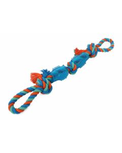 TPR Rubber Dog Chew met Knooptouw 40cm