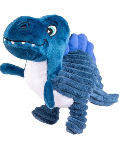 Pluche Dino  Ankylosaurus Corderoy - Blauw - 32 x 8 x 17 cm