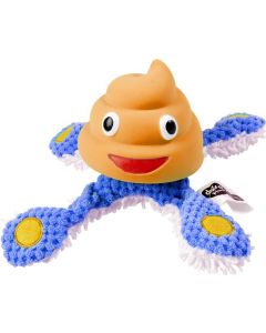 Pluche & Latex Octopus 22 x 22 x 12 cm - Blauw Oranje