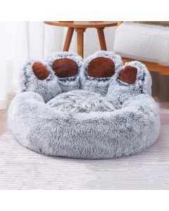 Topmast Donut BearsNest - Pluche - Grijs - 70 cm