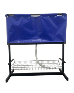 Topmast Hondenbad Stability - Kunststof - Blauw - 101 x 50 x 105 cm - Opvouwbaar - met afvoerslang