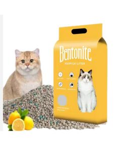 Besger Pet Kattenbakvulling Bentoniet Lemon 10 liter - Super Absorberend & Stofarm