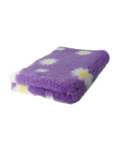 Vet Bed - Flowers LILA - Antislip Hondenmat