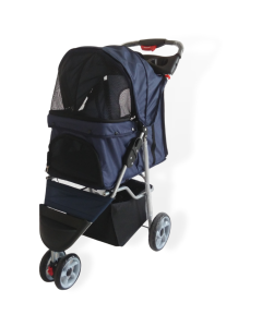 Hondenbuggy 3 wielen---donkerblauw
