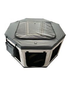 Topmast Puppyren Tent - Buizen Constructie - Grijs