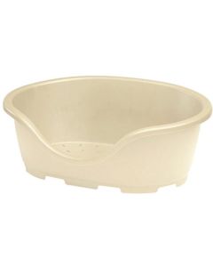 Perla Hundekorb Kunststoff Elfenbein Creme