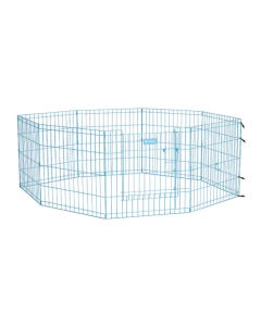 Topmast Welpenauslauf Expandable - Blau - Faltbar XL - L 560 x H 60 cm