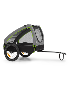 TOPMAST SHUTTLE Hondenfietskar - SmartSpace  - <45 kg - Zwart Groen - 54 x 58 x 86 cm
