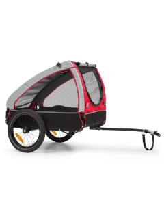 TOPMAST SHUTTLE Hondenfietskar - SmartSpace  - <45 kg - Zwart Rood - 54 x 58 x 86 cm