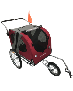 Fietskar Starline Trailer/Jogger Large Rood