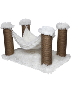 Topmast Krabpaal Fluffy Langhaar - Maui - Wit