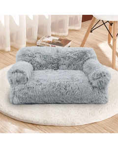 Topmast Fluffy Sofa - Grijs - 66 x 48 x 33 cm