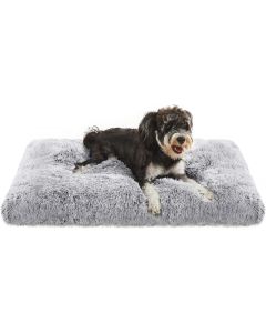 Topmast Hondenkussen Fuzzy - Soft Series - Grijs - XL -120 x 90 x 28 cm