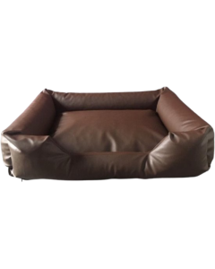 Hundesofa Topmast Skai Braun Leder