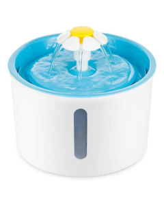 Topmast Bloem Drinkfontein - Voor Katten en Honden – Met Stromend Water & Stille Pomp