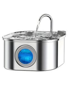 Topmast RVS Drinkfontein voor Katten & Honden - Inclusief filter - Met Kraantje -  3.2 Liter