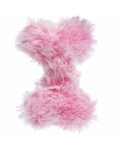 Topmast Pluche Puppy Bone - Met Pieper - Roze - 20 x 10 cm