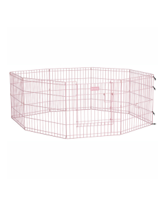 Topmast Welpenauslauf Expandable - Rosa - Faltbar XL - L 560 x H 60 cm