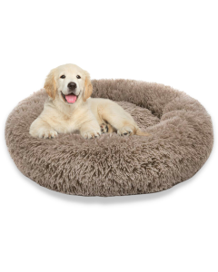 Topmast Fluffy Donut Tierkorb – Camel – Verschiedene Größen
