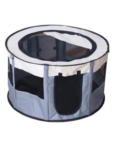 Topmast Nylon Puppyren - Rond - Opvouwbaar - Grijs