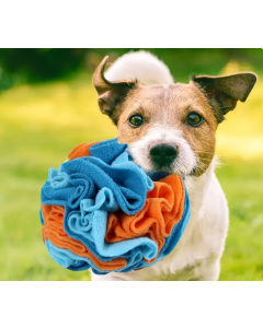 Trainingsbal Snuffelbal 15 cm voor kleine honden - Diverse kleuren