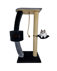 Luxe krabpaal Moondream--Grijs/Zwart