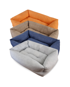 Hondenmand  60 x 45 cm - Polyesther fabric - Selection Petdiscount - 10 stuks assorti