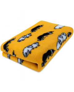 Vet Bed - Yellow Sheep + Border Collie -  Latex Anti-Rütsch