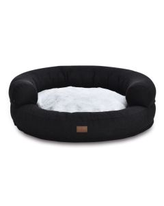 Topmast Hundekissen Orthopedic Rund - Schwarz - 65 x 65 x 20 cm