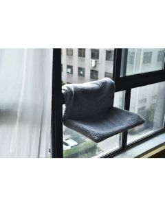 Topmast  Hängeematte - Fleecebett Katze - Grau