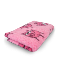 Vet Bed Farm Animals - Pinky Piglet - Antislip Hondenmat - Roze