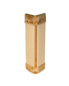 Ecke Kratzbretter mit Beige Plüsch