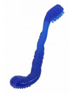 TPR Rubber Dog Chew Brush 28cm Blue