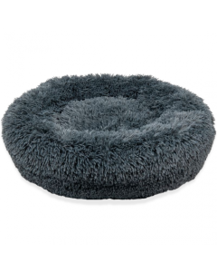 Topmast Fluffy Donut Dierenmand - 65 cm - Antraciet - M